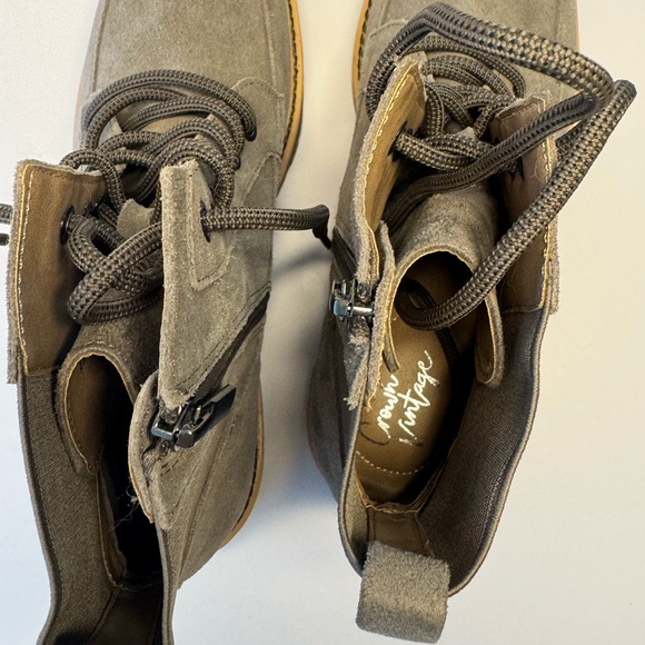 Crown Vintage women’s Taupe Suede Boots - Picture 6 of 7